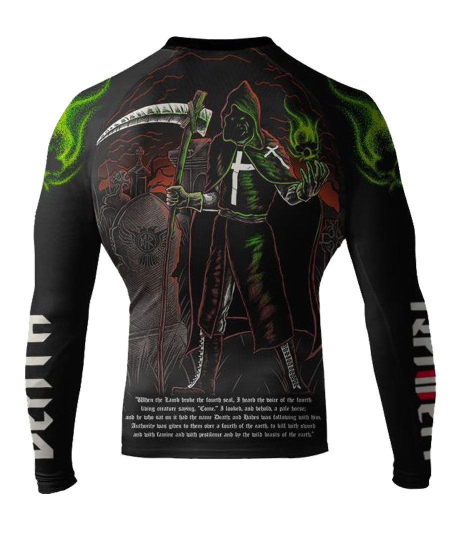 Raven Fightwear Men's Four Horsemen Death BJJ MMA Rash Guard