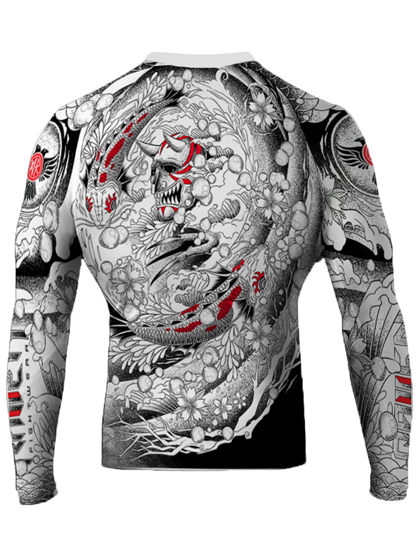 Raven Fightwear Men's Irezumi BJJ MMA Rash Guard