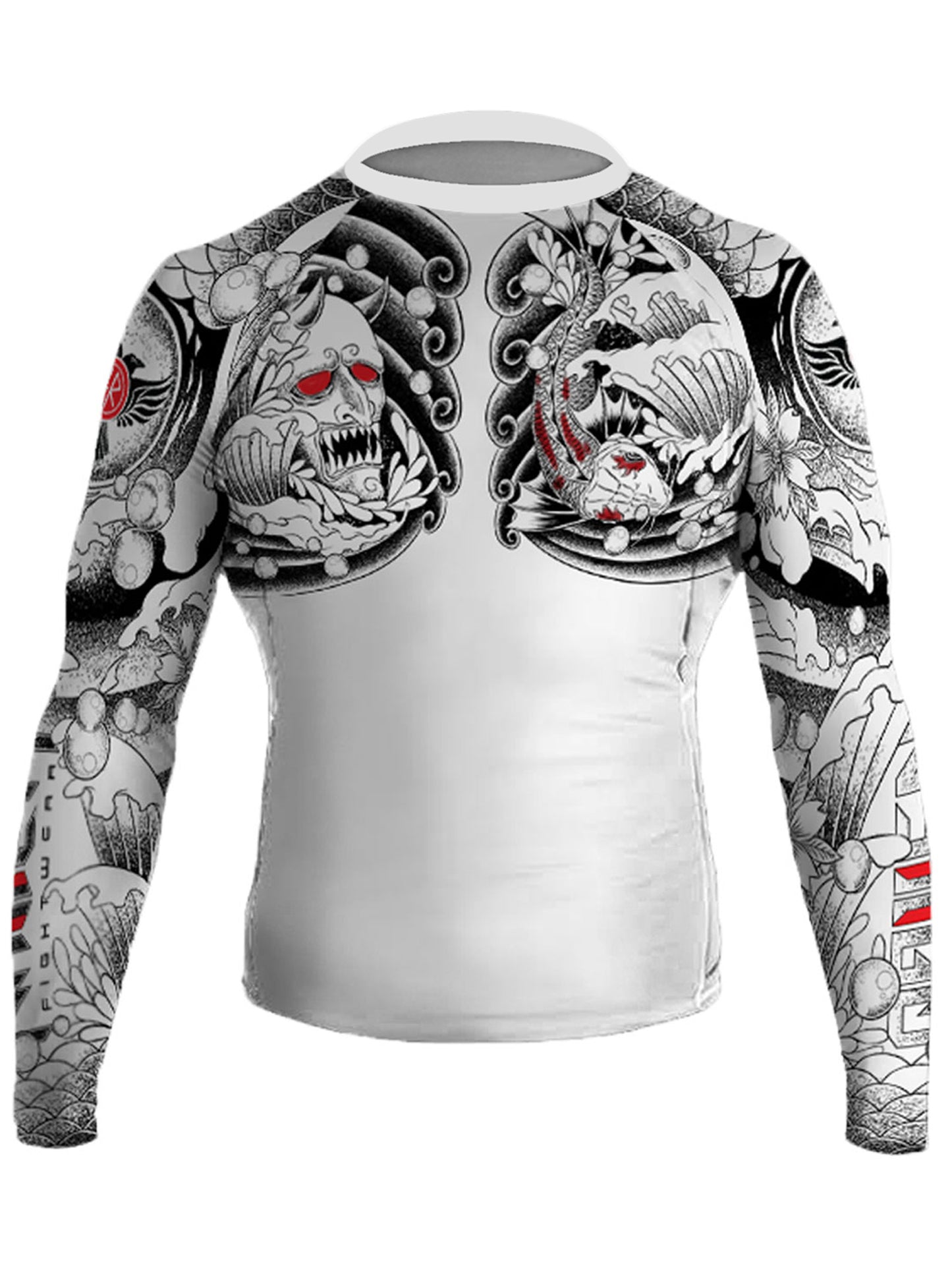 Raven Fightwear Men's Irezumi BJJ MMA Rash Guard