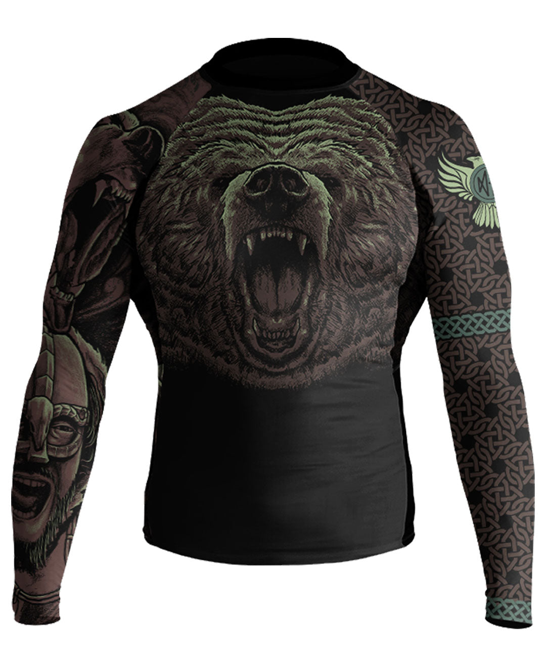 Raven Fightwear Men's Berserker BJJ MMA Rash Guard