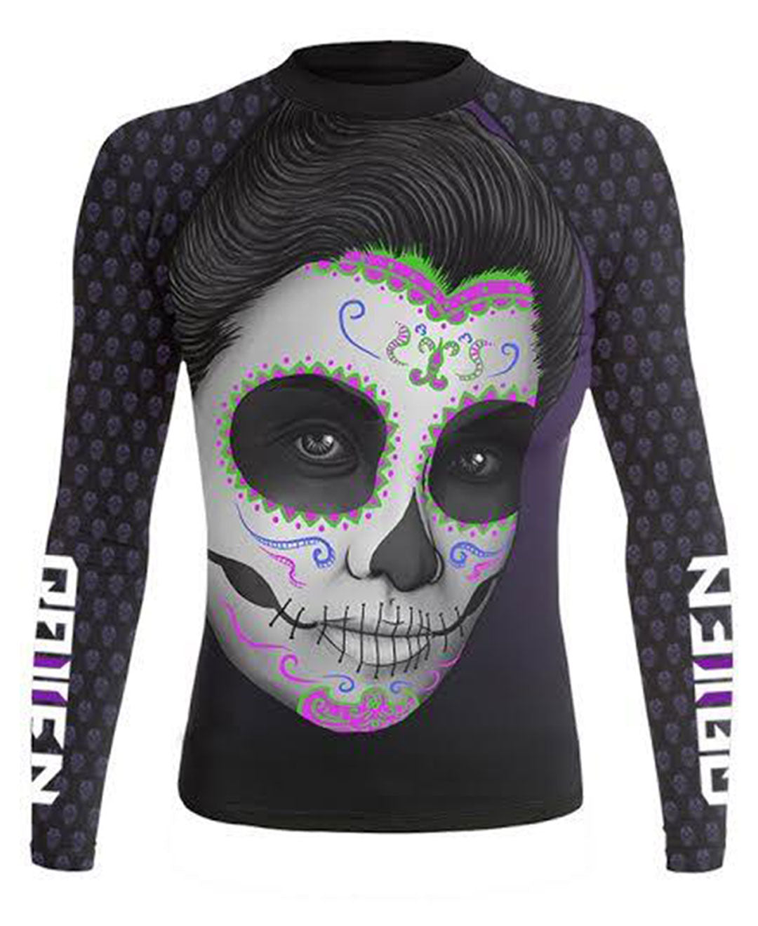 Raven Fightwear Women's Dia de los Muertos Isabella MMA BJJ Rash Guard