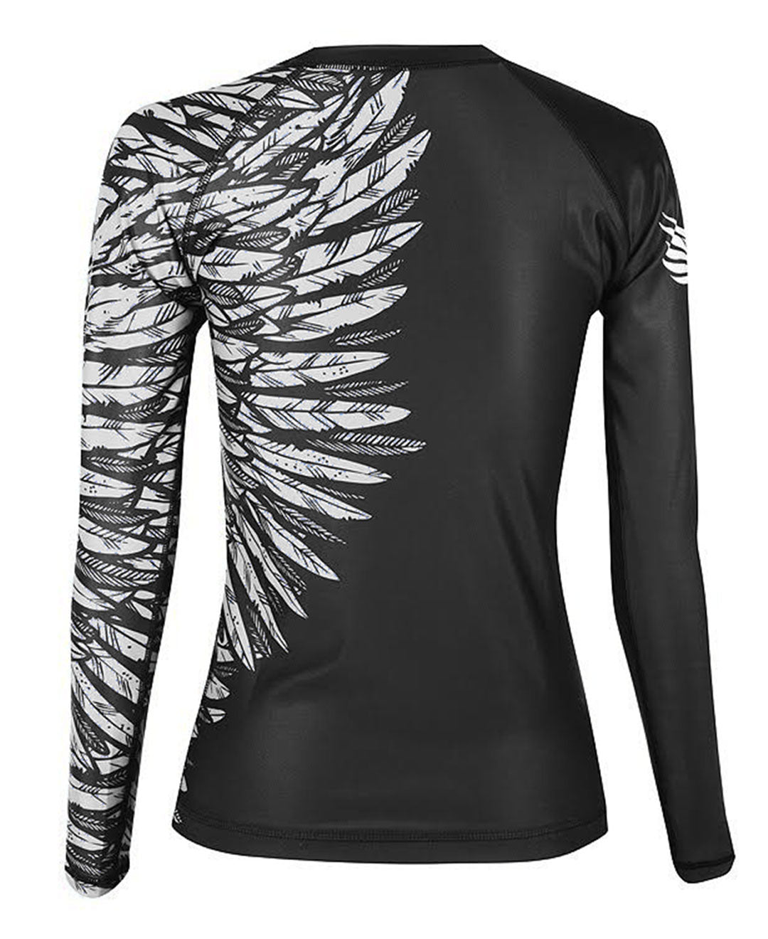 Raven Fightwear Women's Aerial Assault IBJJF Approved Rash Guard White