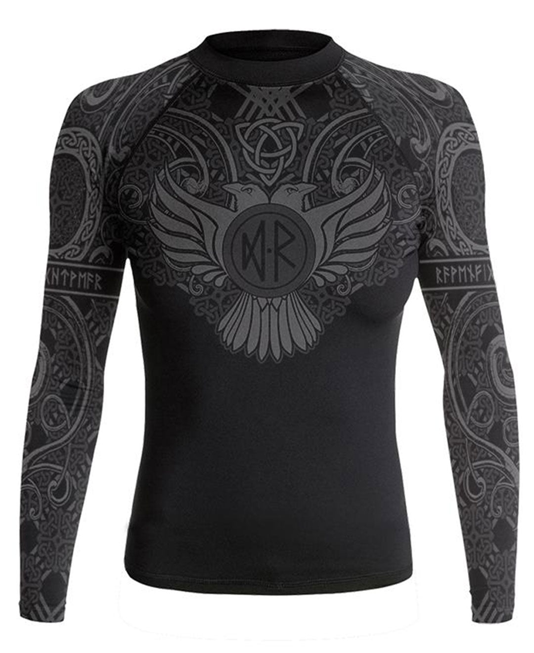 Raven Fightwear Women's Nordic IBJJF Approved Rash Guard Black