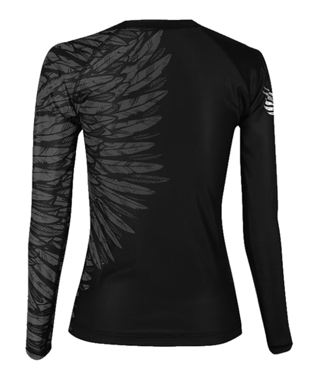 Raven Fightwear Women's Aerial Assault IBJJF Approved Rash Guard Black