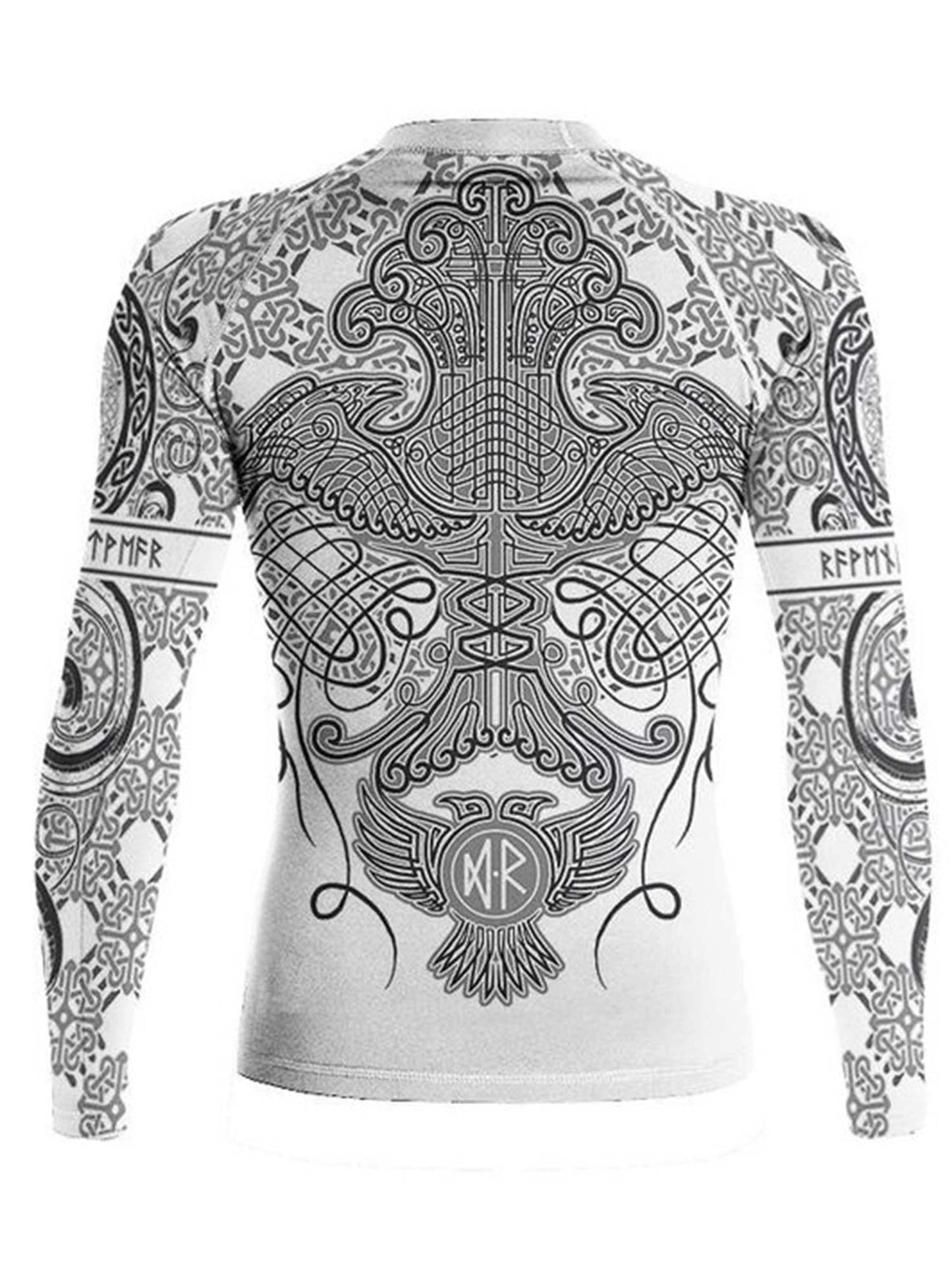 Raven Fightwear Women's Nordic Rash Guard IBJJF Approved MMA BJJ White