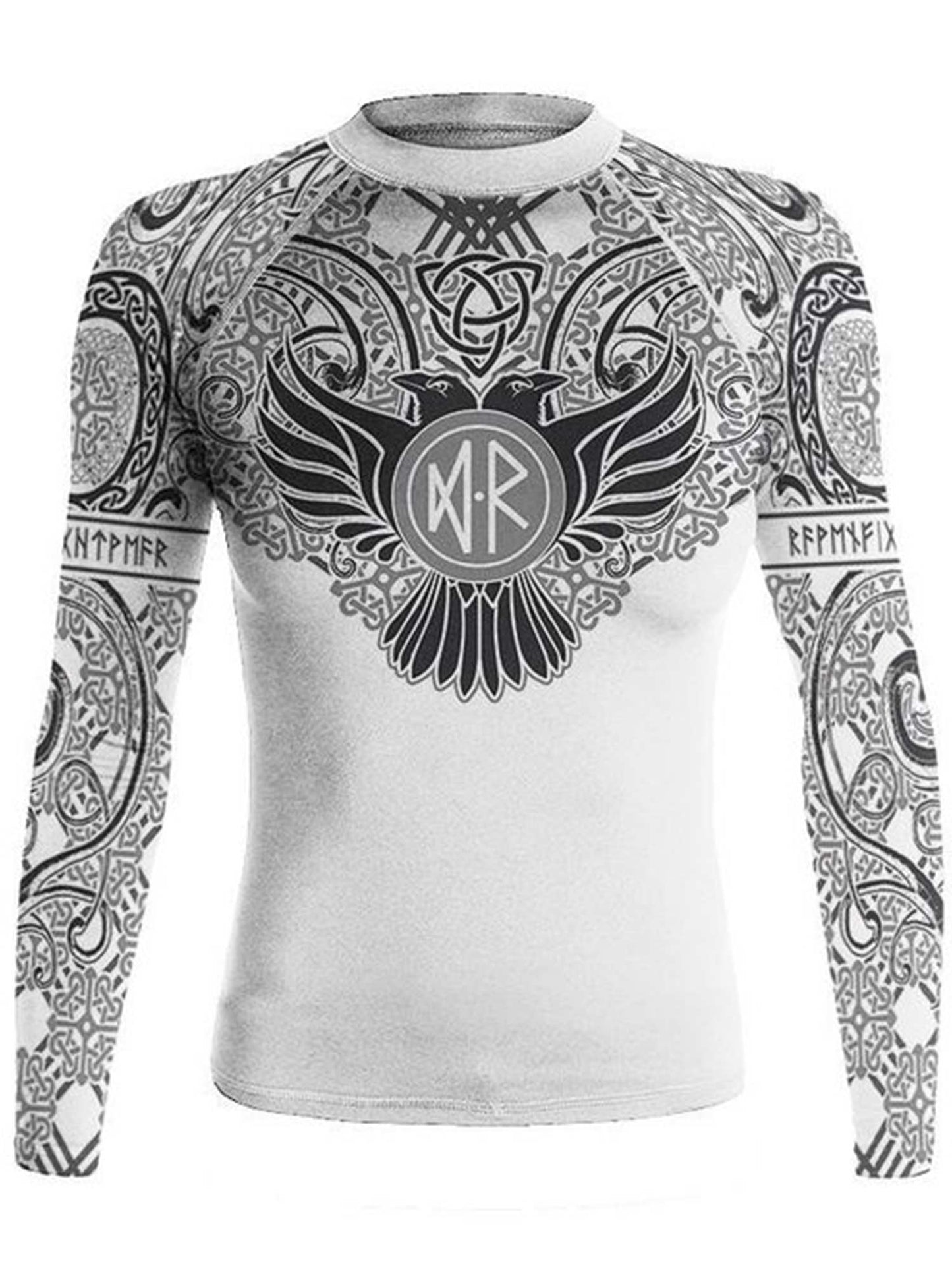 Raven Fightwear Women's Nordic Rash Guard IBJJF Approved MMA BJJ White