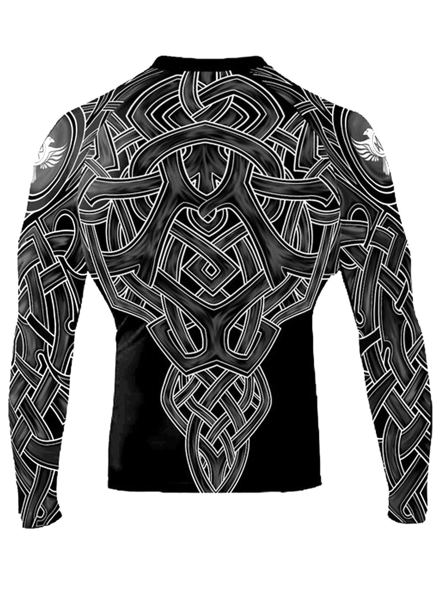 Raven Fightwear Men's Nordic 2.0 Rash Guard IBJJF Approved Black