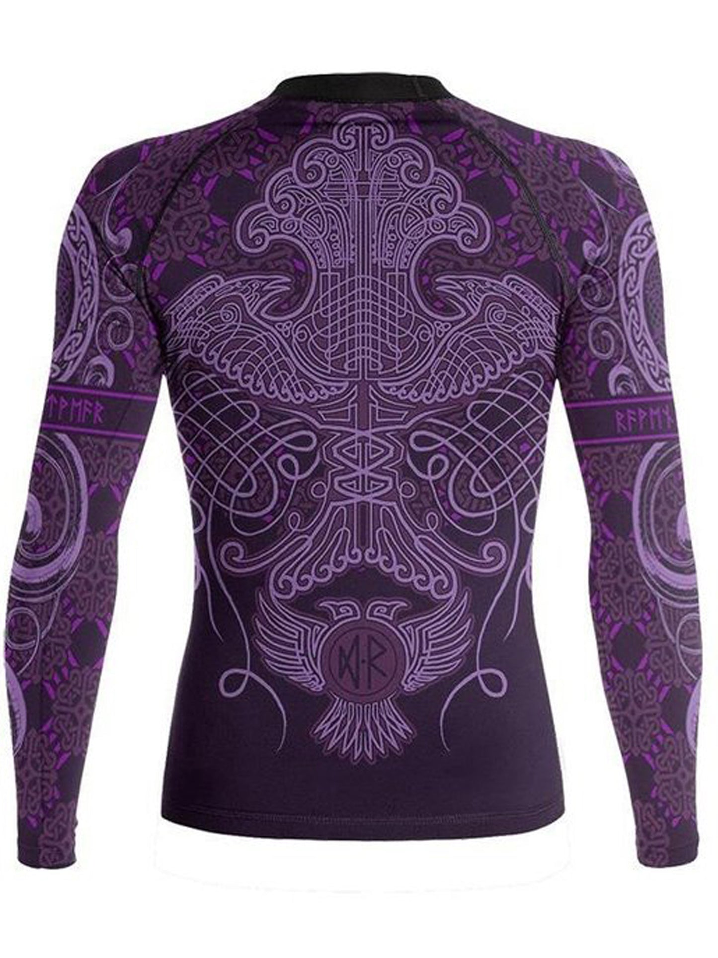 Raven Fightwear Women's Nordic Rash Guard IBJJF Approved MMA BJJ Purple