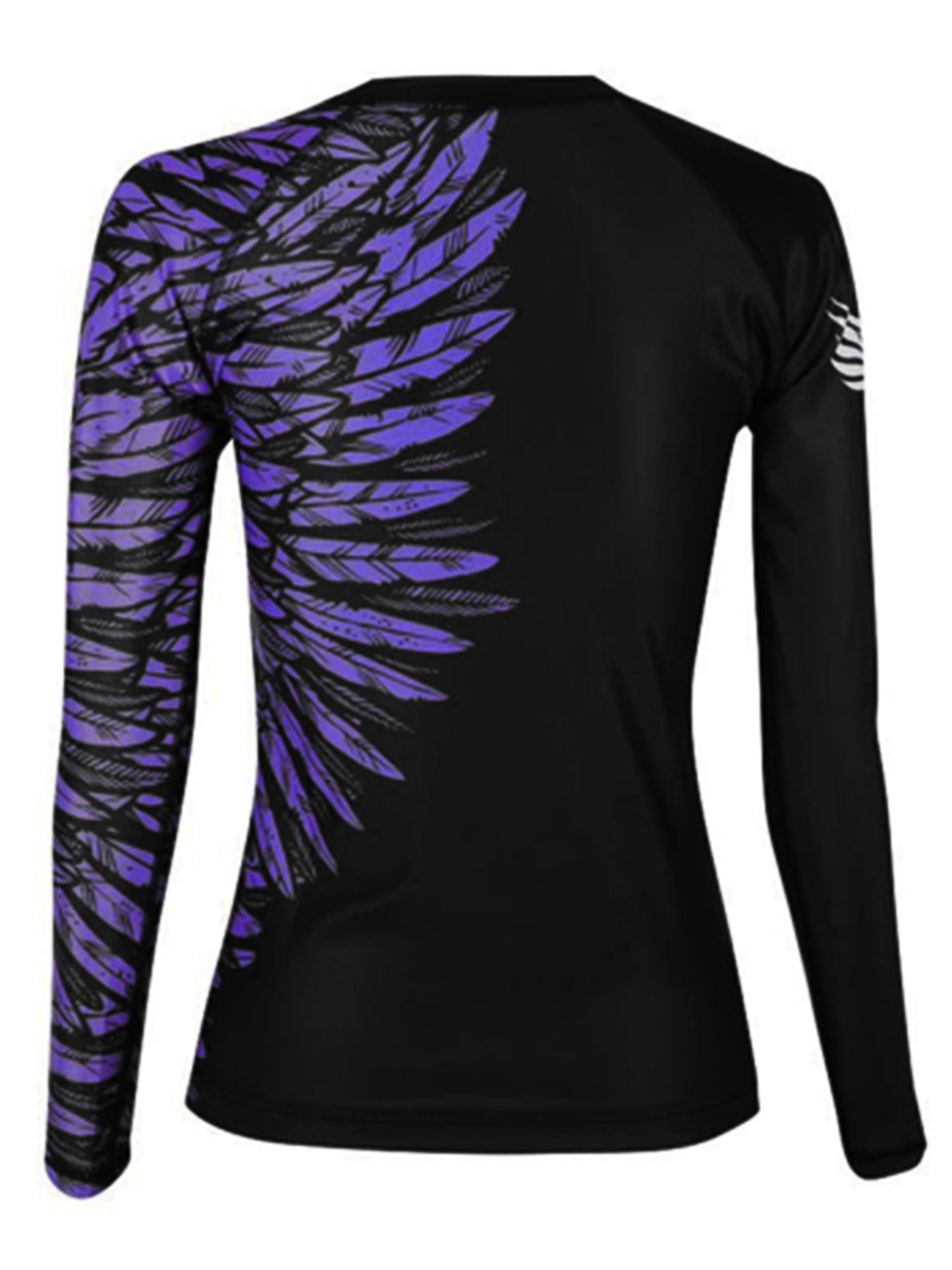 Raven Fightwear Women's Aerial Assault IBJJF Approved Rash Guard Purple