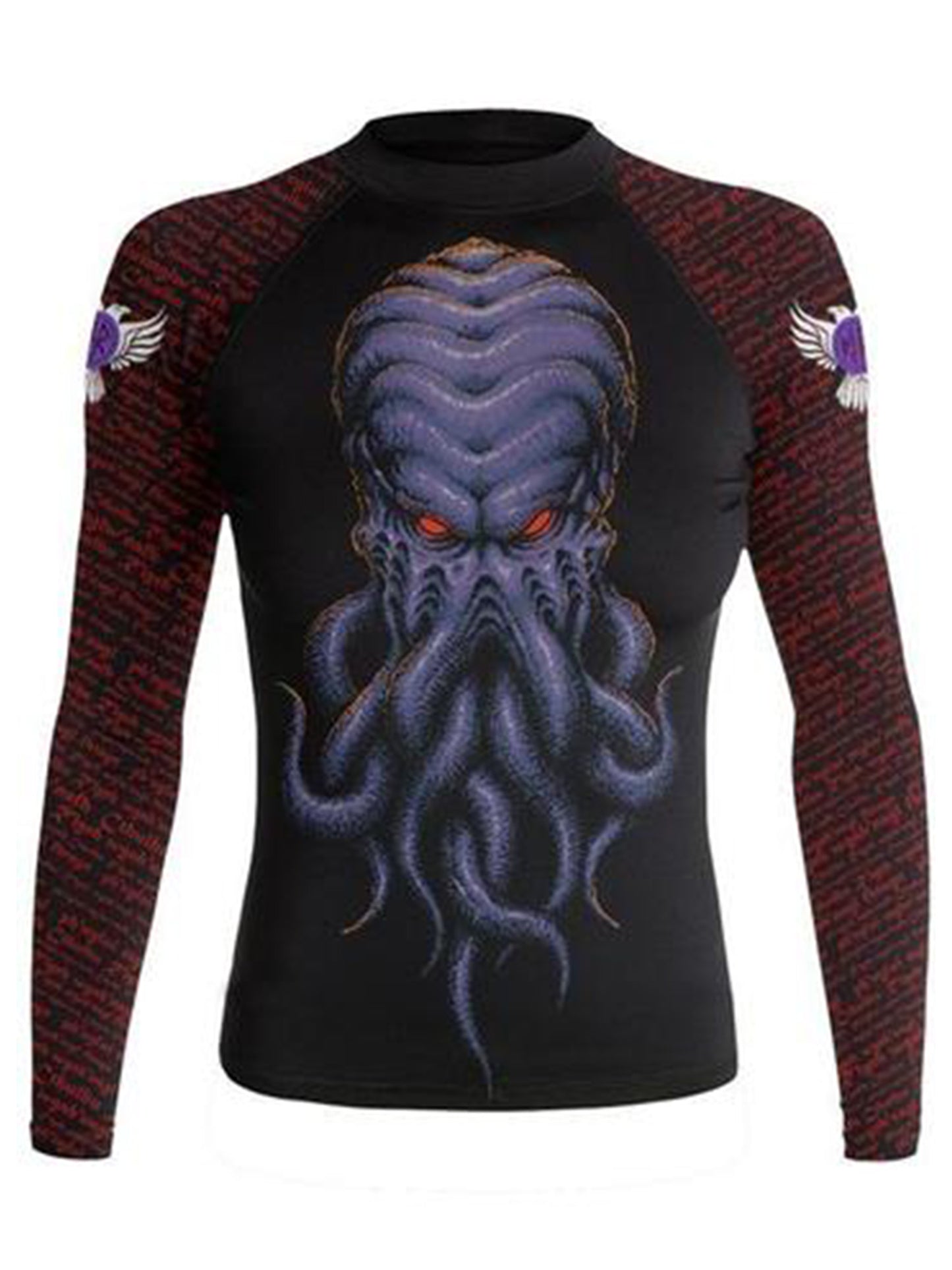 Raven Fightwear Women's Cthulhu Rash Guard BJJ MMA Black