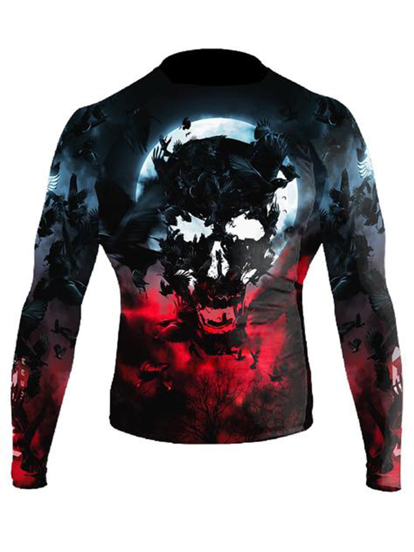 Raven Fightwear Men's The Unkindness Rash Guard MMA BJJ Black