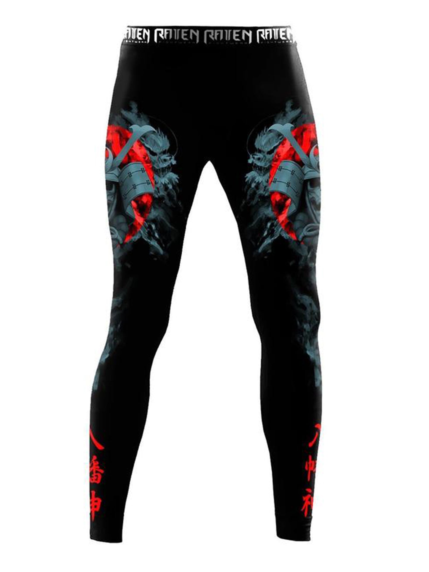 Raven Fightwear Men's Hachiman Spats MMA BJJ Black