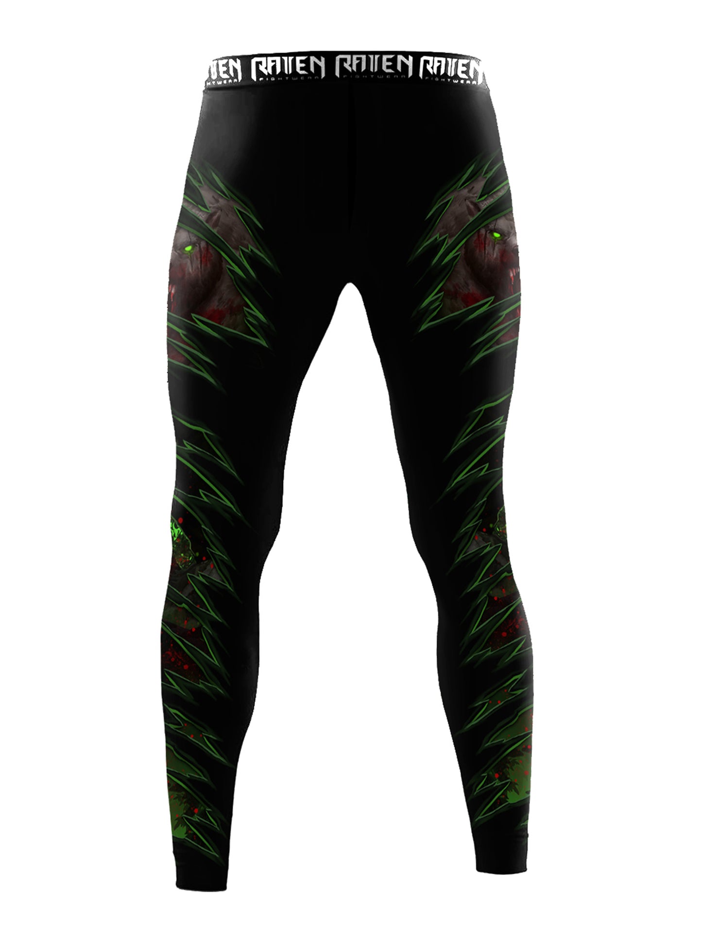 Raven Fightwear Men's The Ursine Bear Spats MMA BJJ Black