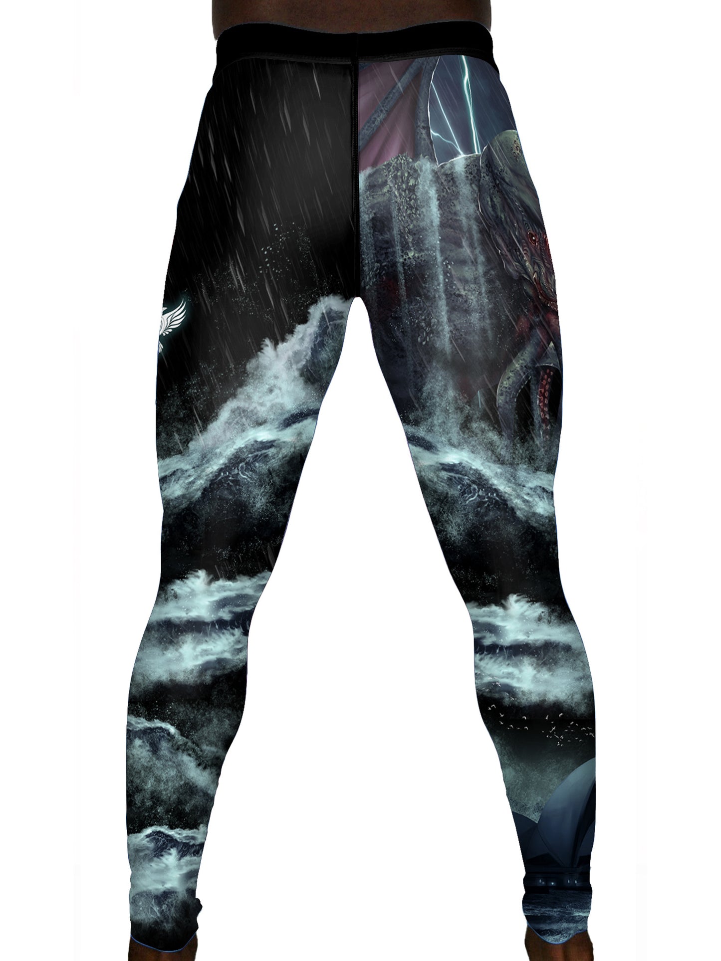 Raven Fightwear Men's Cthulhu Rises Spats MMA BJJ Black