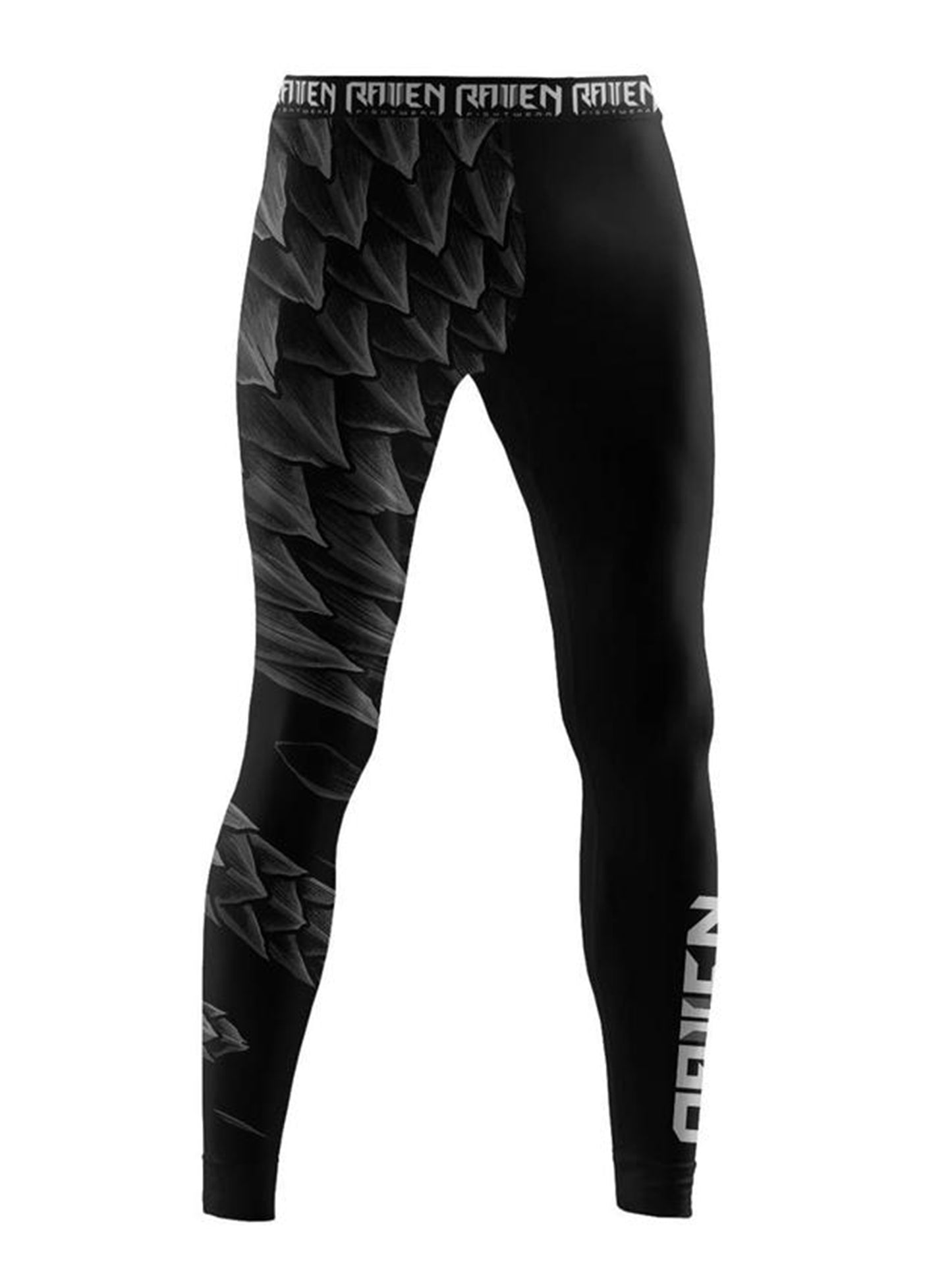 Raven Fightwear Men's Power Pangolin Spats MMA BJJ Black