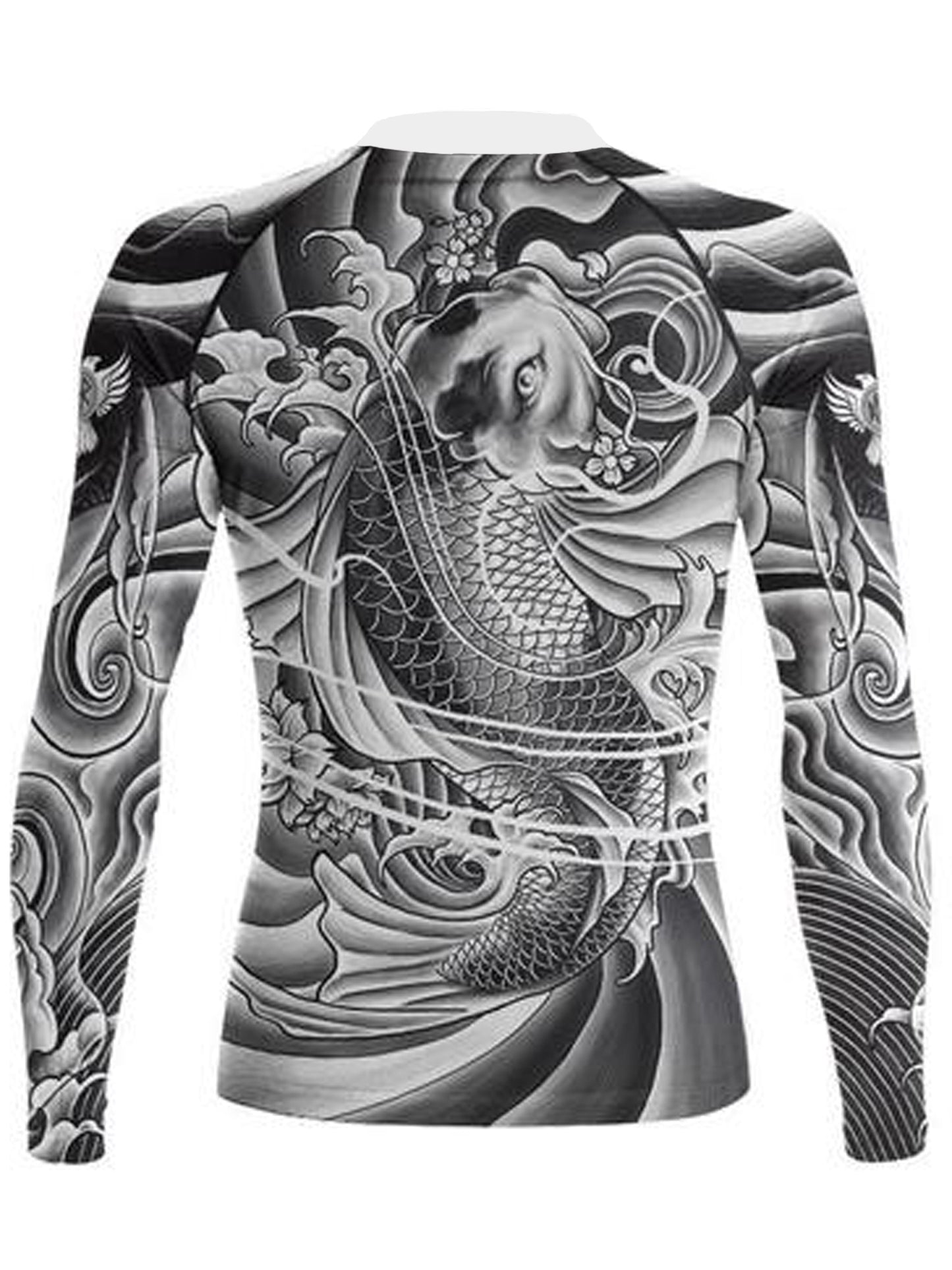 Raven Fightwear Women's Irezumi 2.0 Rash Guard MMA BJJ White