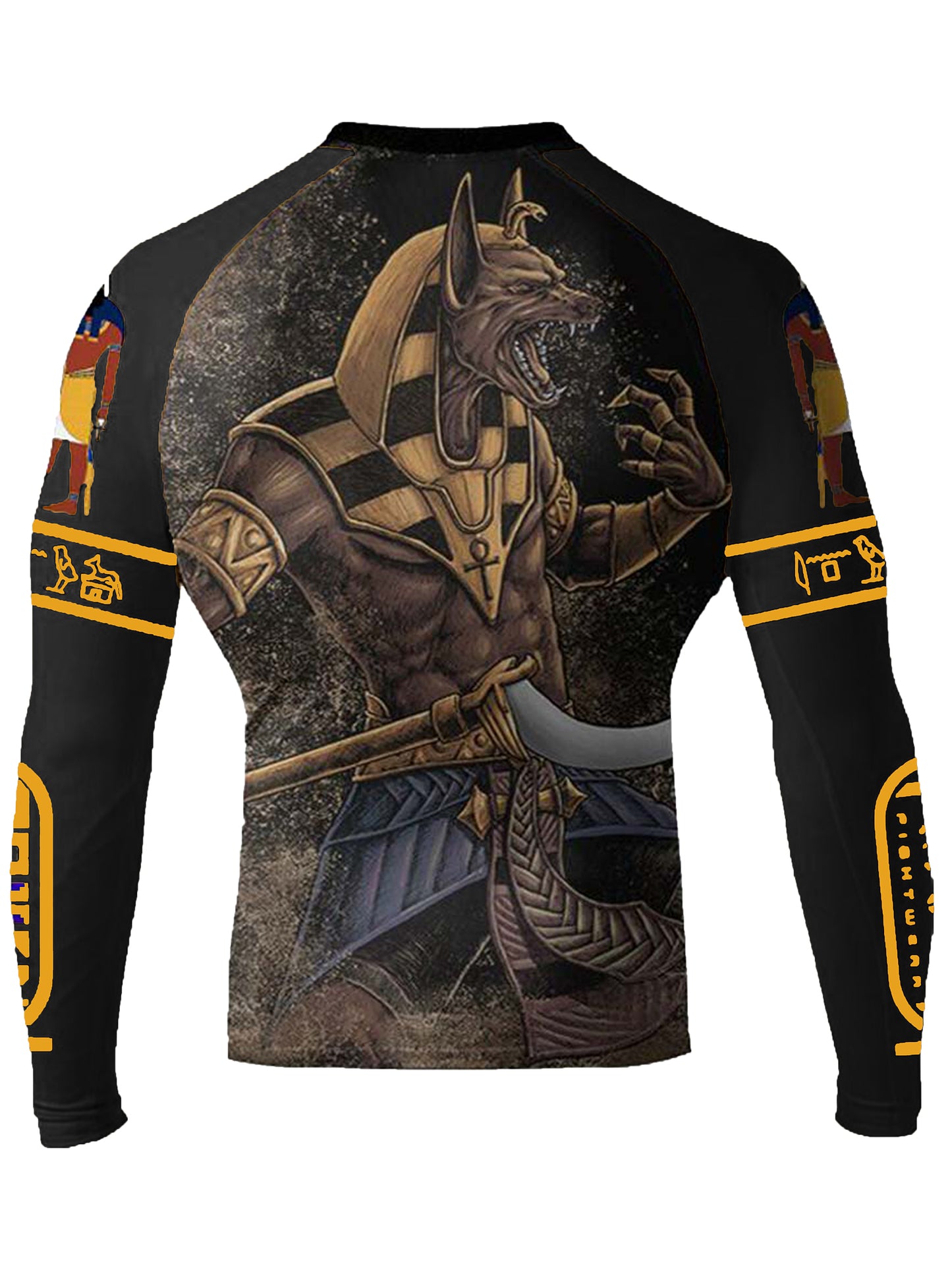 Raven Fightwear Men's Anubis BJJ Rash Guard MMA Black