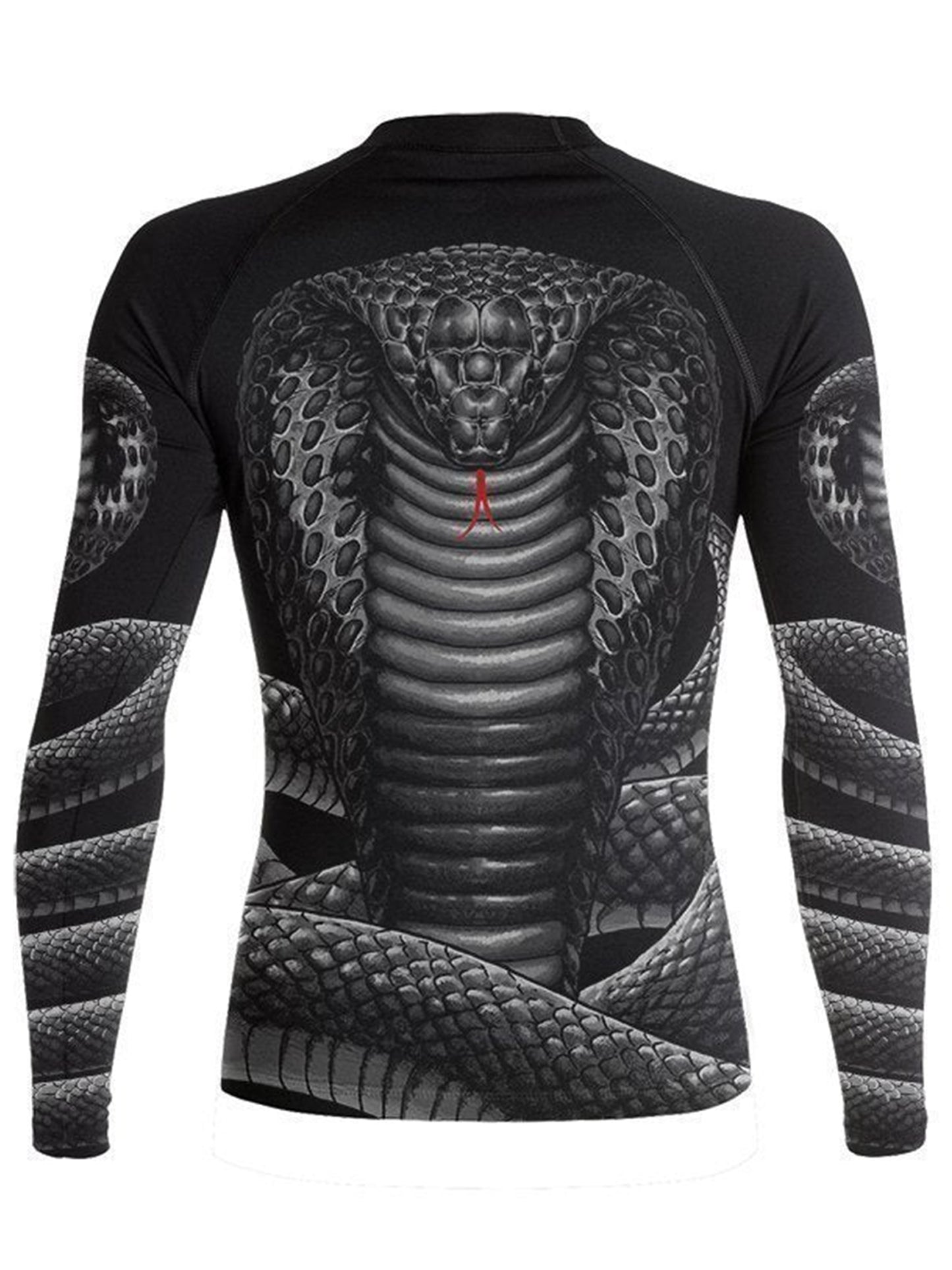 Raven Fightwear Women's Cobra Snake BJJ Rash Guard MMA Black