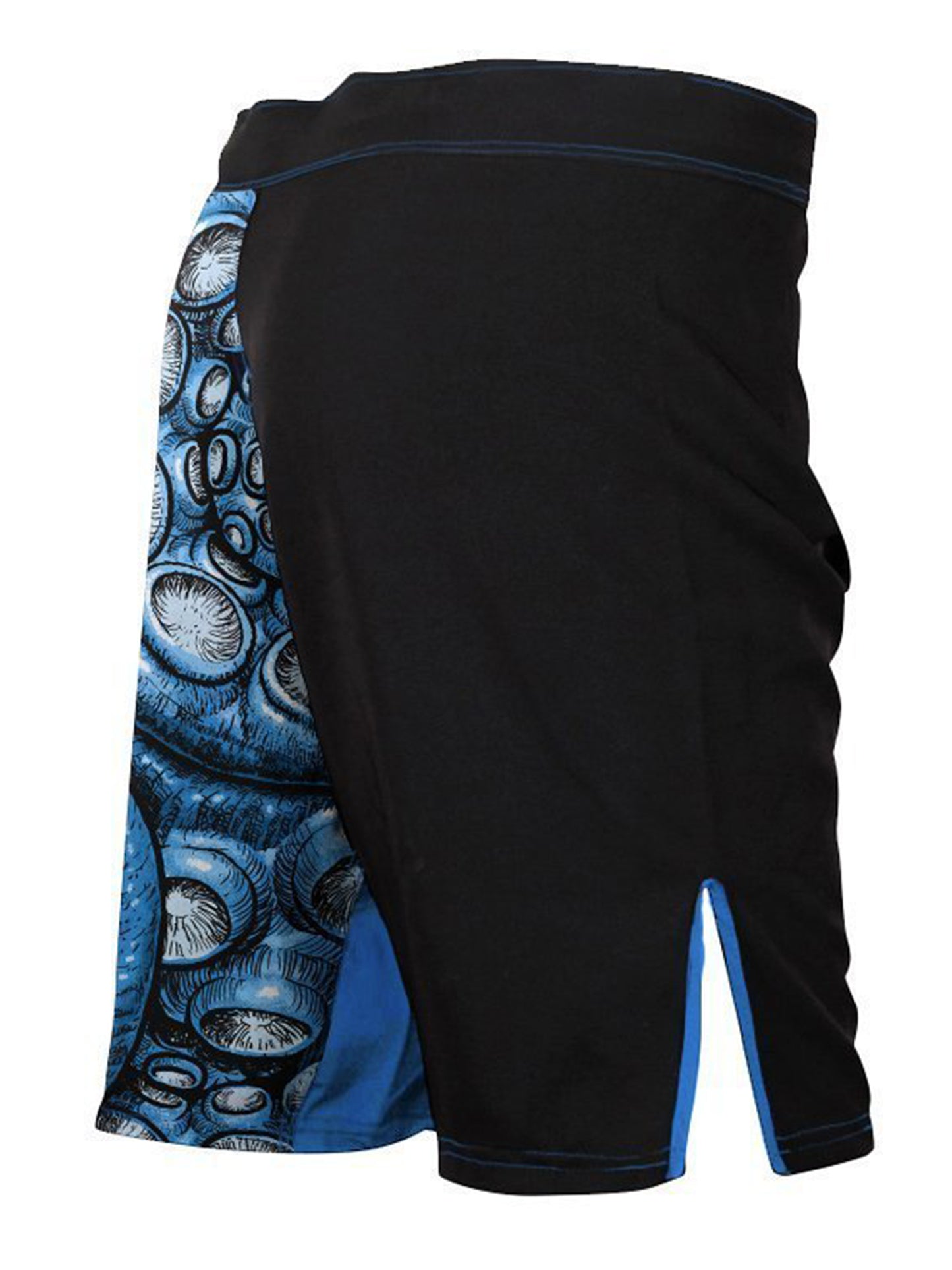 Raven Fightwear Men's Kraken Octopus MMA Shorts BJJ Blue