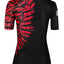 Raven Fightwear Women's Aerial Assault Short Sleeve BJJ Rash Guard MMA Black/Red