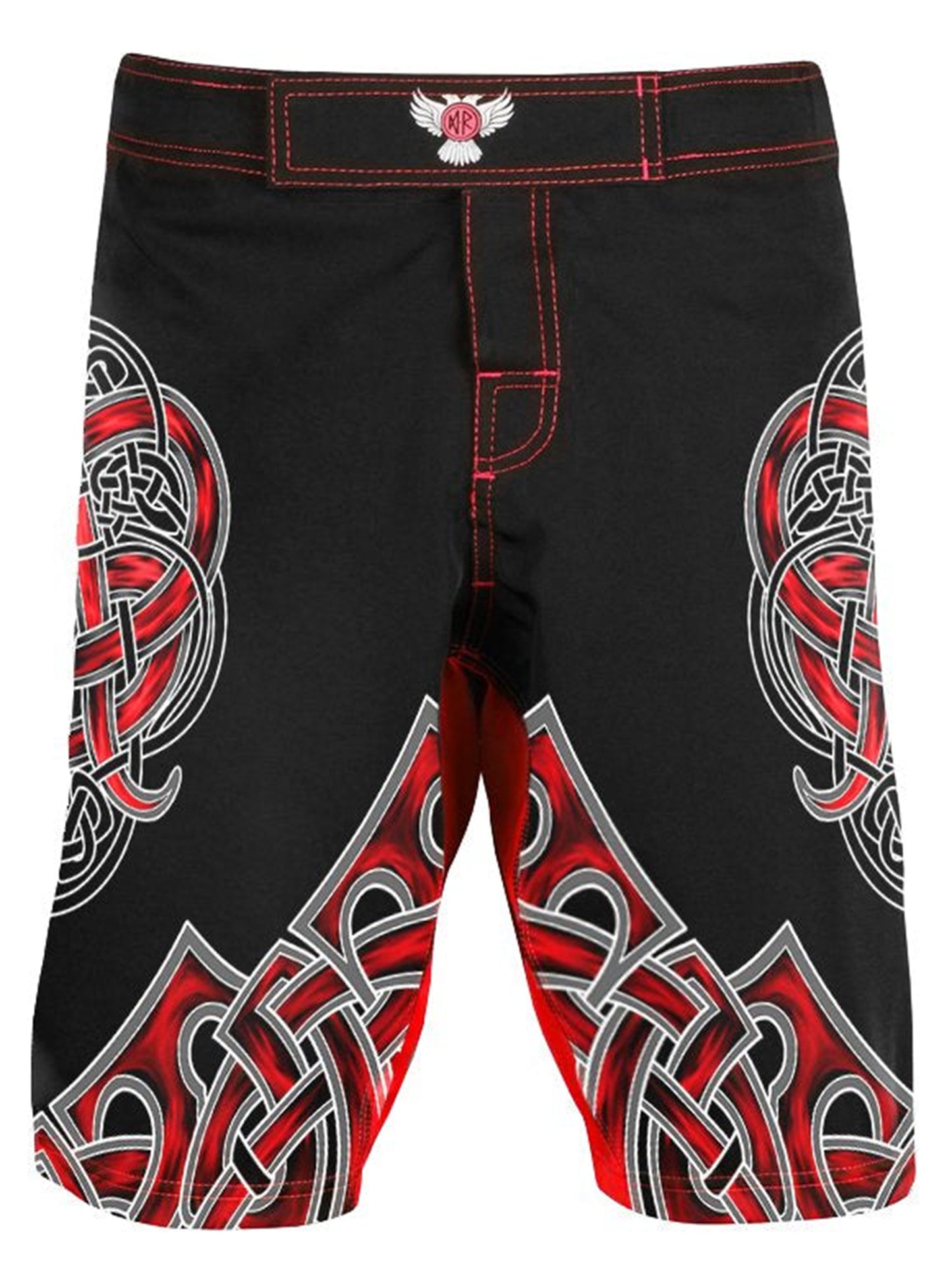 Raven Fightwear Men's Nordic 2.0 MMA Shorts BJJ Red