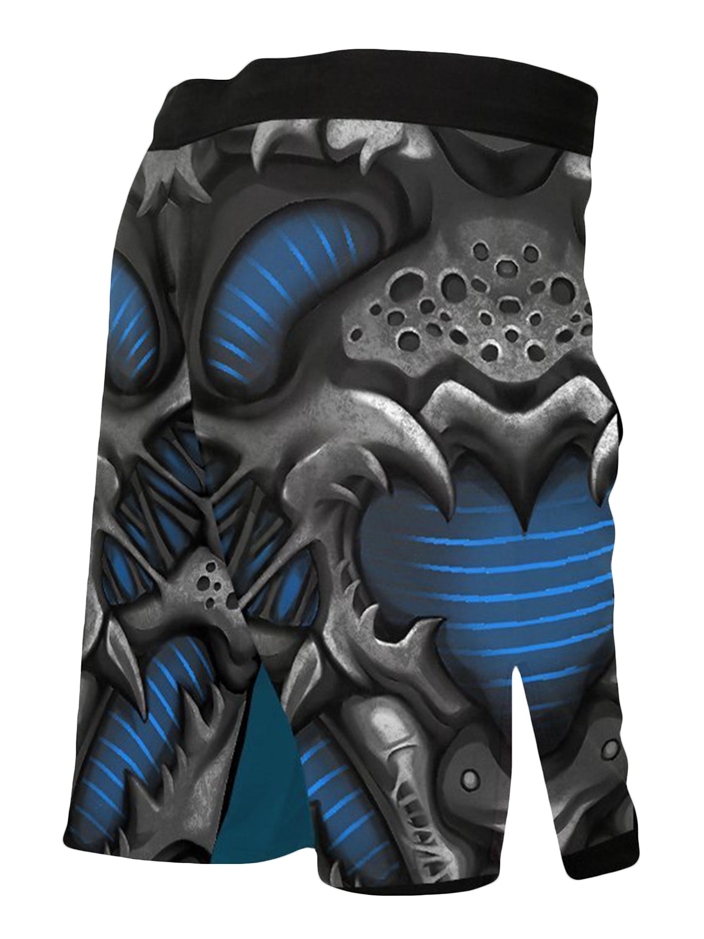 Raven Fightwear Men's Biomechanical MMA Shorts BJJ Blue