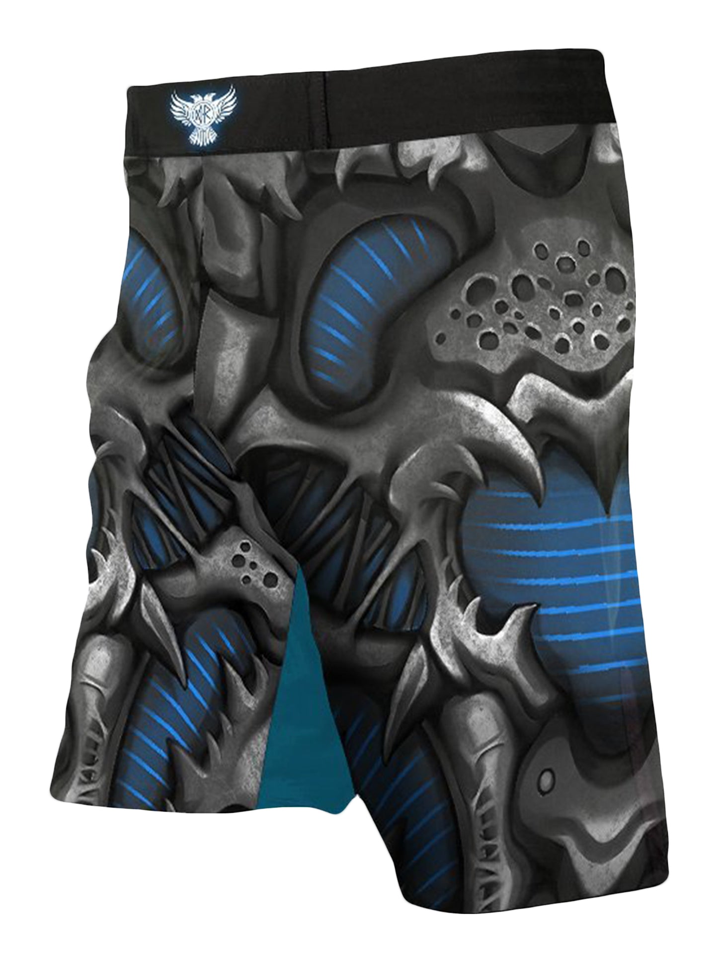 Raven Fightwear Men's Biomechanical MMA Shorts BJJ Blue