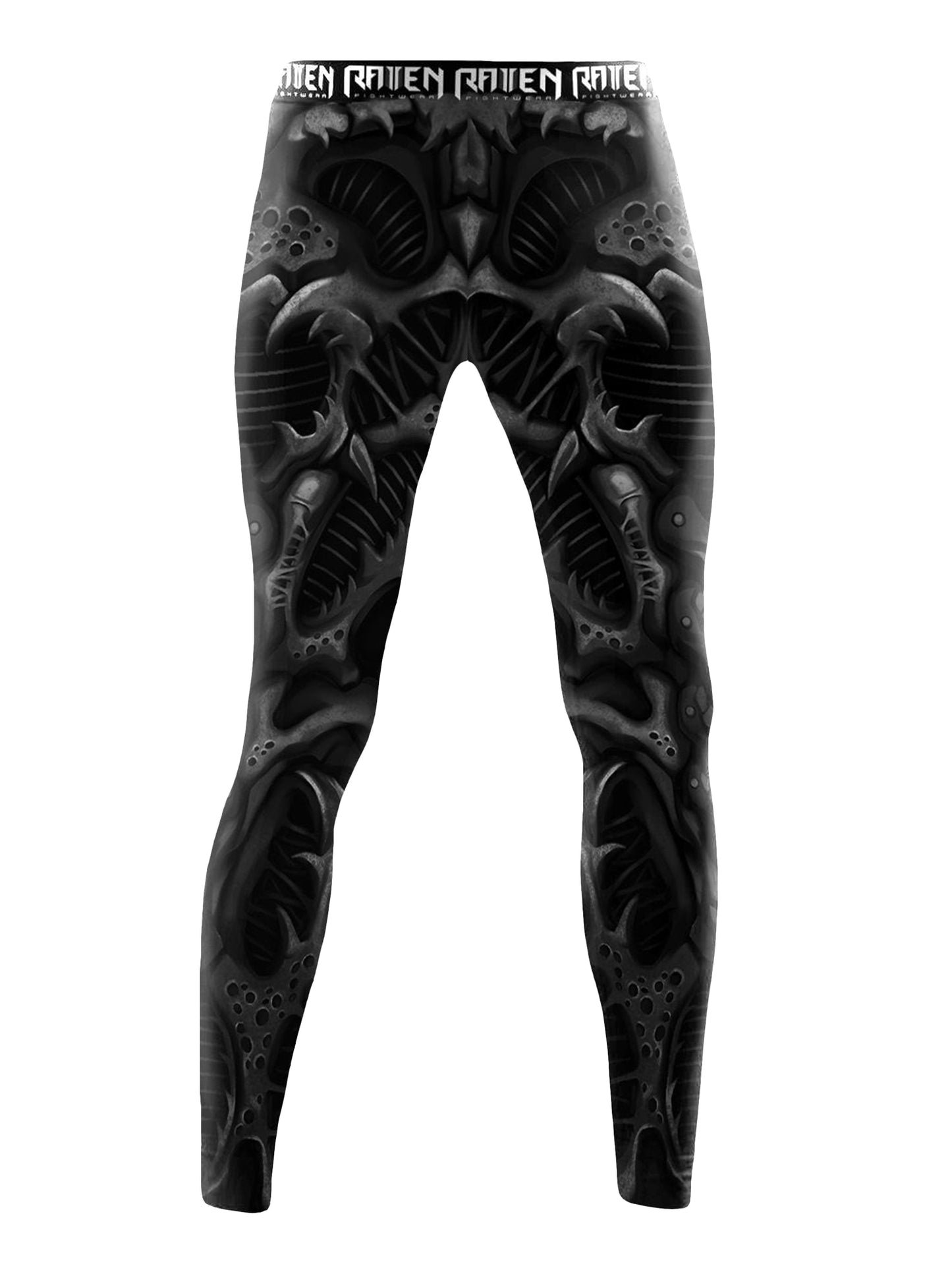 Raven Fightwear Men's Biomechanical BJJ Spats MMA Black