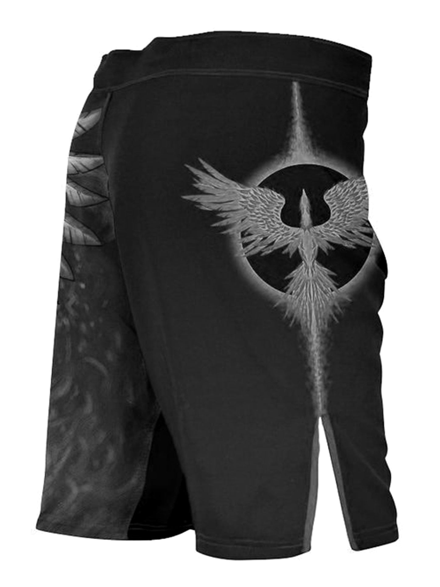 Raven Fightwear Men's The Phoenix MMA Shorts BJJ Black Edition