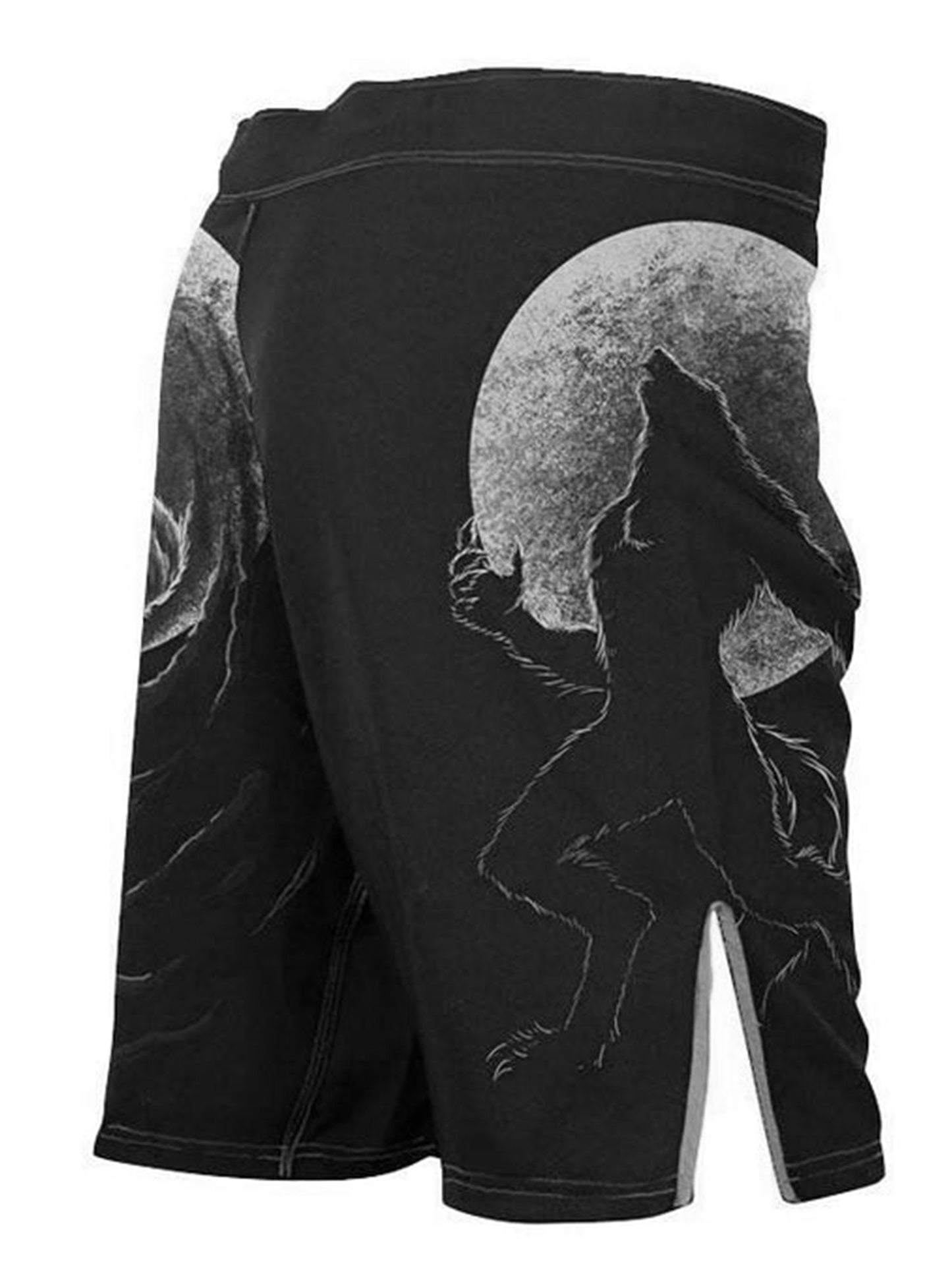 Raven Fightwear Men's BJJ Horror Werewolf MMA Shorts BJJ Black Edition