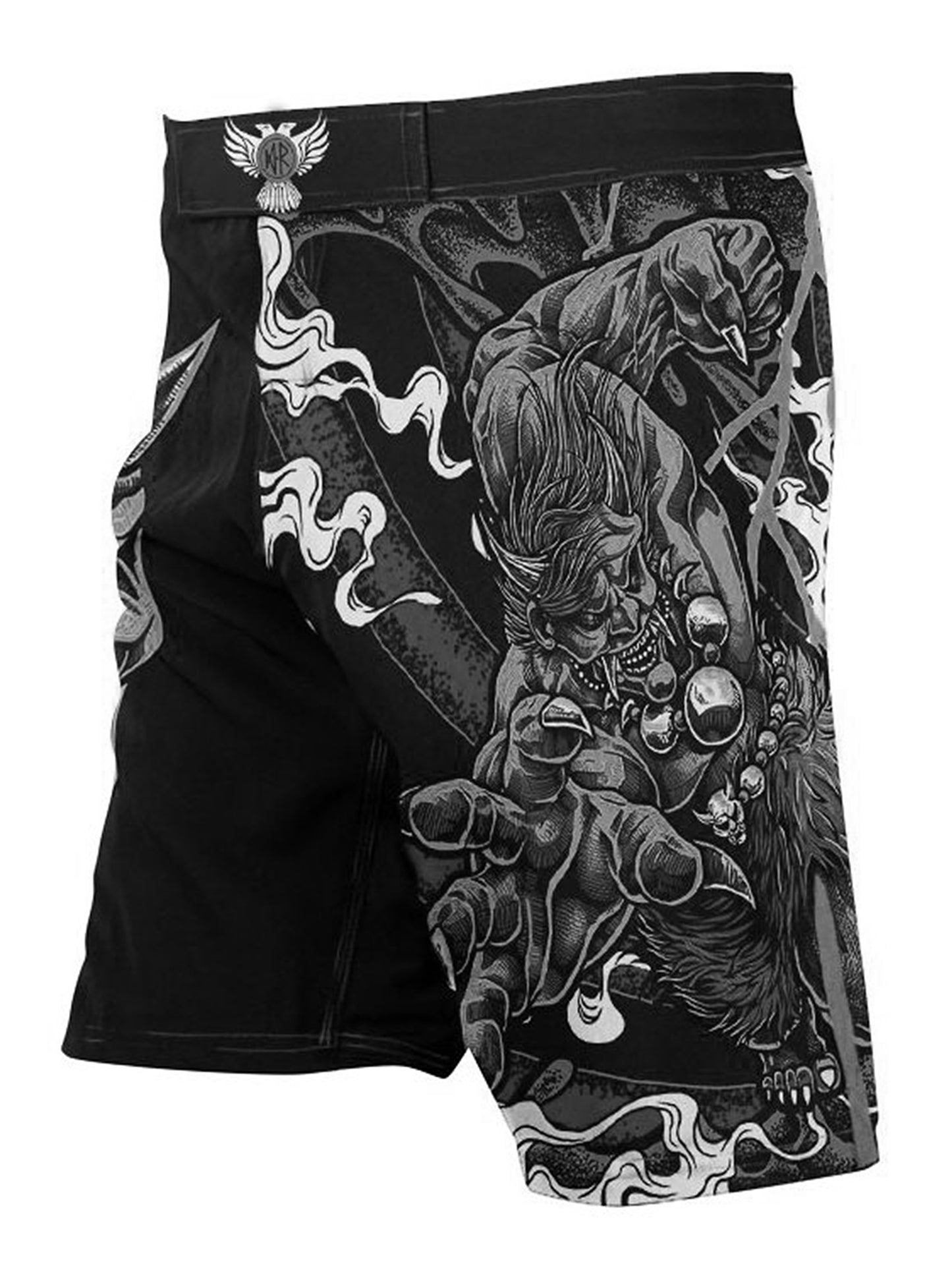 Raven Fightwear Men's The Oni of Rashoumon MMA Shorts BJJ Black Edition