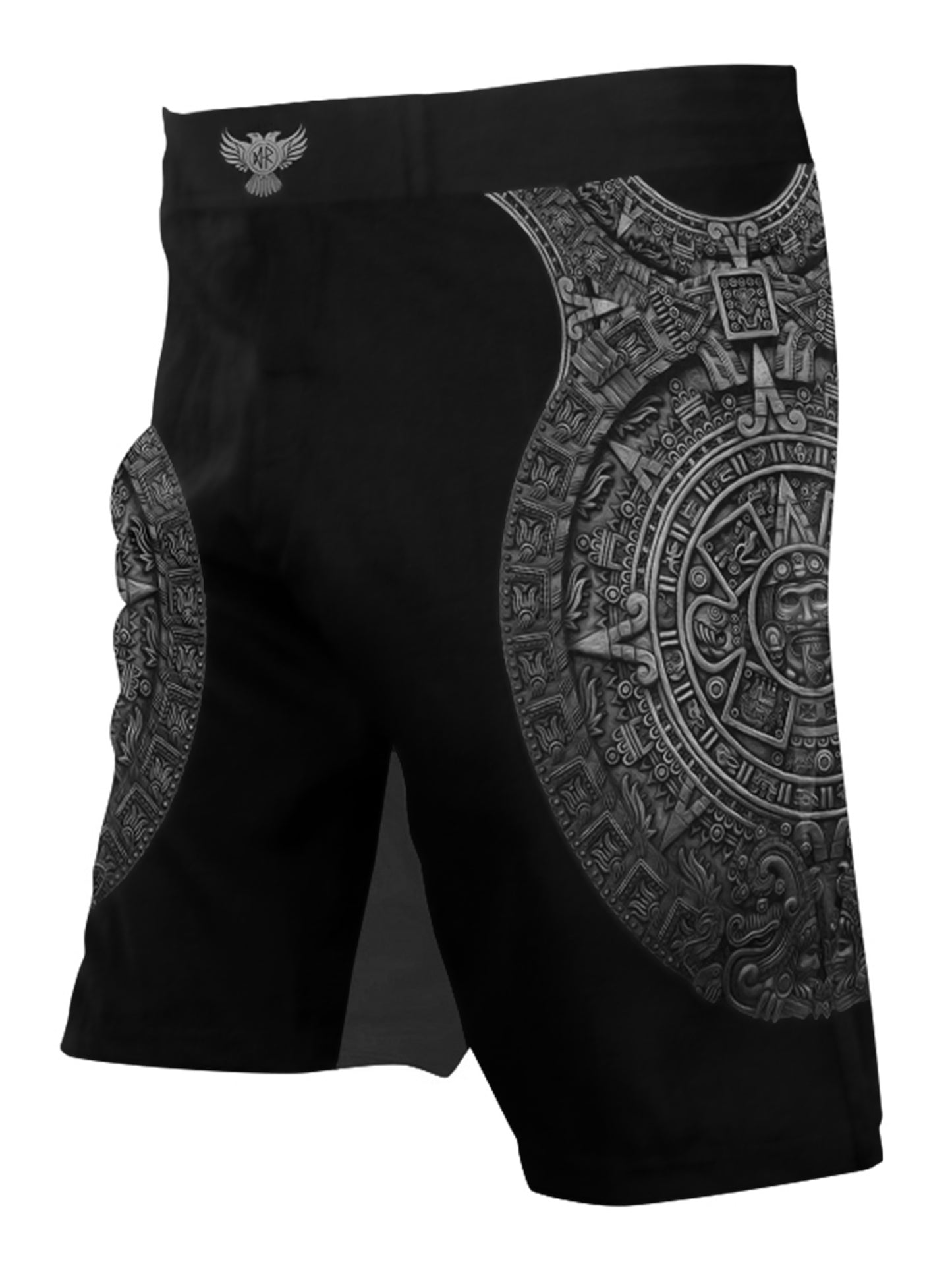 Raven Fightwear Men's Aztec Ranked MMA Shorts BJJ Grey