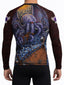 Raven Fightwear Men's Cthulhu MMA BJJ Rash Guard Black
