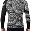 Raven Fightwear Men's Kraken Octopus IBJJF Approved Rash Guard White