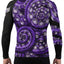 Raven Fightwear Men's Kraken Octopus IBJJF Approved Rash Guard Purple