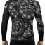 Raven Fightwear Men's Kraken Octopus IBJJF Approved Rash Guard Black