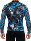 Raven Fightwear Men's The Gods of Scandinavia Odin Nordic Rash Guard MMA BJJ