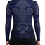 Raven Fightwear Women's Nordic Rash Guard IBJJF Approved MMA BJJ Blue