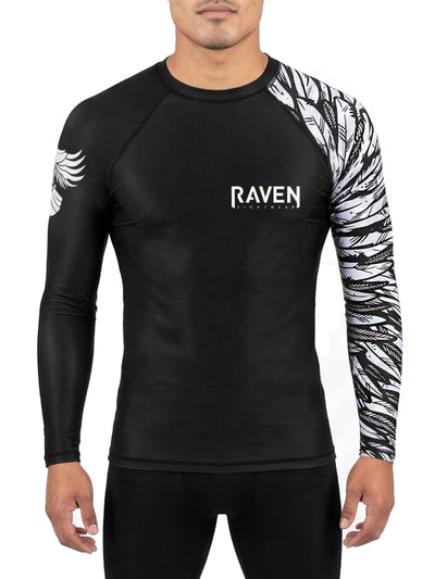 Raven Fightwear Men's Aerial Assault IBJJF Approved Rash Guard