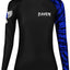 Raven Fightwear Women's Aerial Assault IBJJF Approved Rash Guard Blue