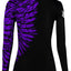 Raven Fightwear Women's Aerial Assault IBJJF Approved Rash Guard Purple