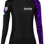 Raven Fightwear Women's Aerial Assault IBJJF Approved Rash Guard Purple