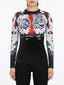 Raven Fightwear Women's Dragon and Tiger Rash Guard BJJ MMA Black