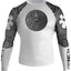 Raven Fightwear Men's Aztec Ranked Rash Guard MMA BJJ White