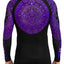 Raven Fightwear Men's Aztec Ranked Rash Guard MMA BJJ Purple