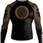 Raven Fightwear Men's Aztec Ranked Rash Guard MMA BJJ Brown