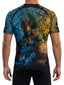 Raven Fightwear Men's Huitzilopochtli Aztec Short Sleeve Rash Guard MMA BJJ Black