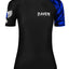 Raven Fightwear Women's Aerial Assault MMA BJJ Short Sleeve Rash Guard Black/Blue