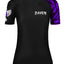 Raven Fightwear Women's Aerial Assault MMA BJJ Short Sleeve Rash Guard Black/Purple
