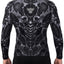 Raven Fightwear Men's Biomechanical BJJ Rash Guard MMA Black